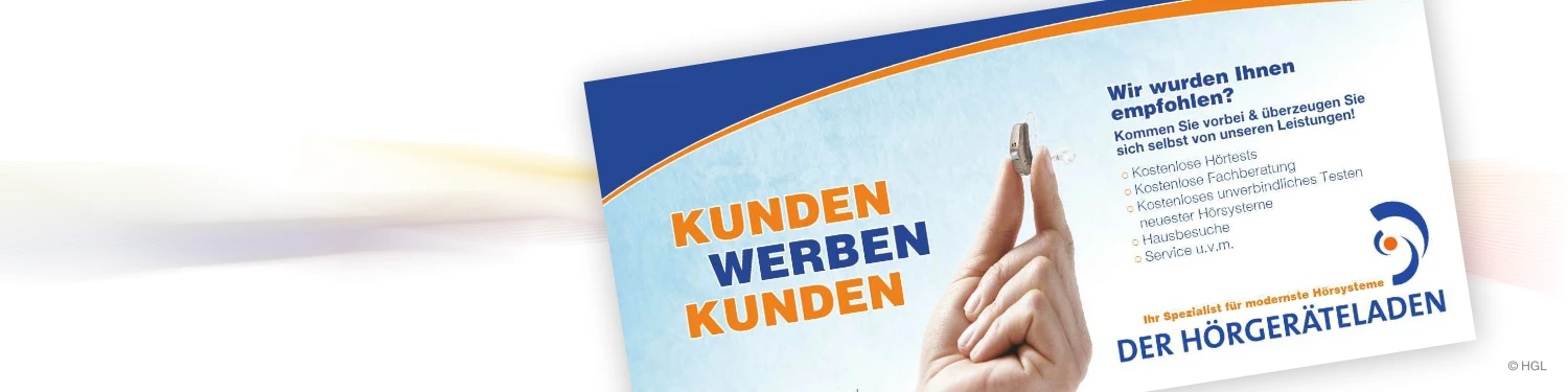 hörgeräteladen kunden werben kunden